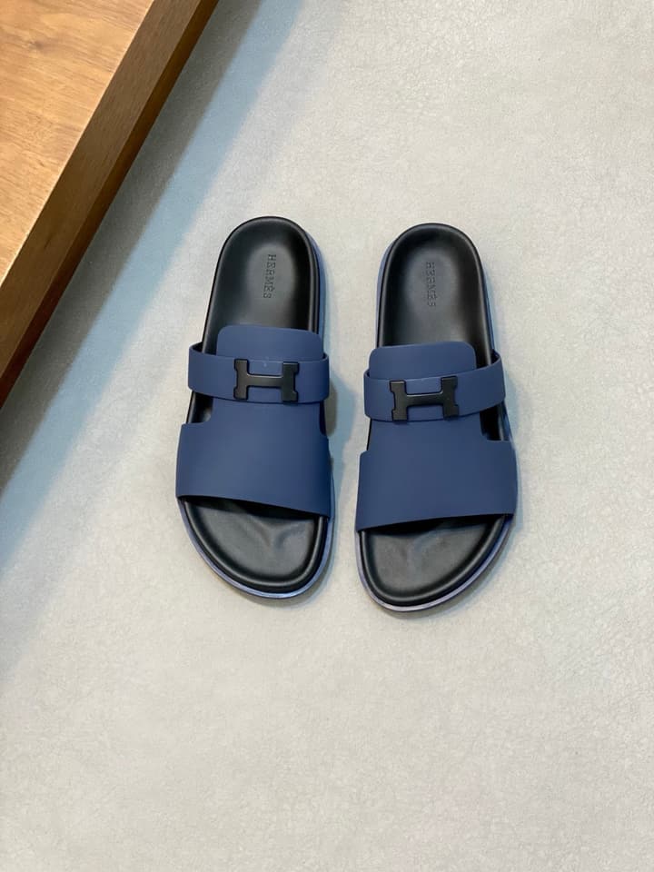 Hermès Cowhide Slides