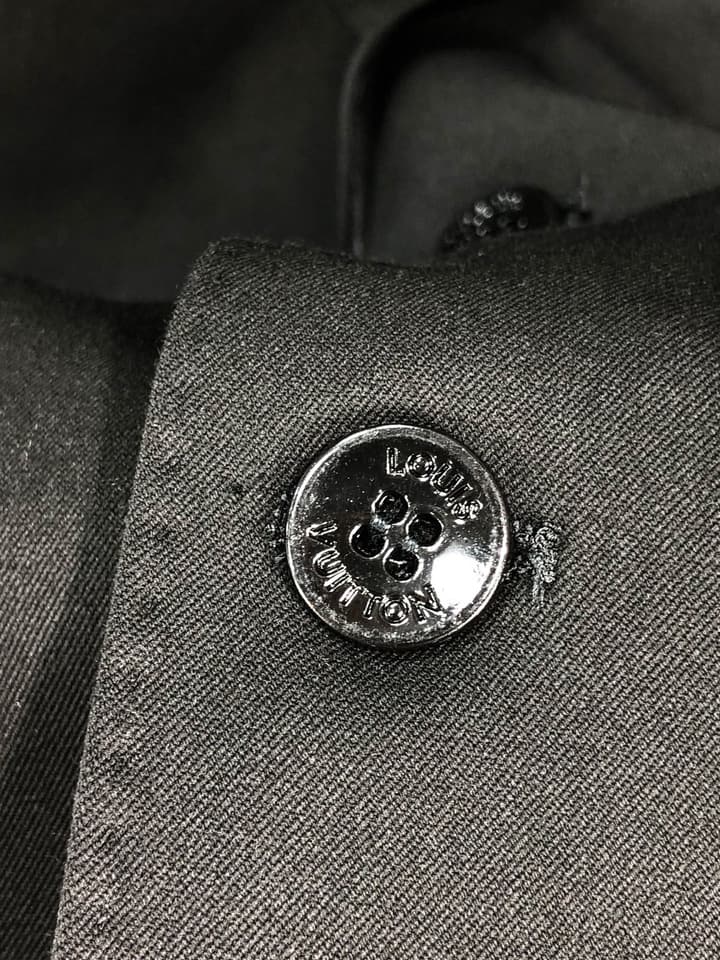 Louis Vuitton Men's Slim Fit Blend Suit Set – Autumn/Winter Collection in Dark Gray