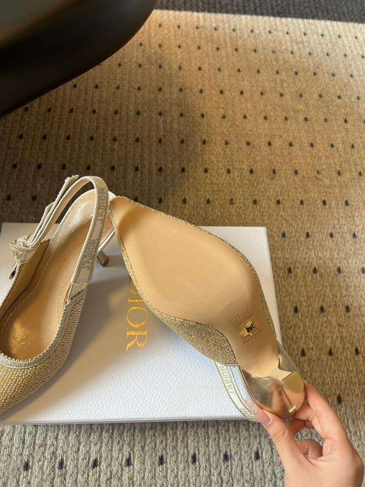 Dior J'Adior Slingback High Heels – Dior Or Limited Collection