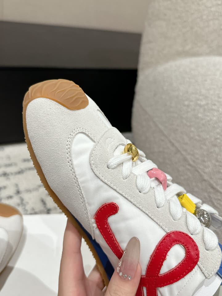 Loewe Ballet Runner 2.0 Unisex Sneakers – 2025 Collection in White And Light Blue