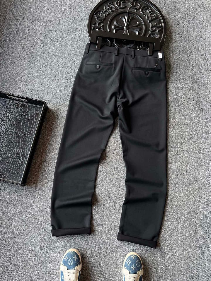 Zegna Business Casual Trousers in Dark Grey Business Casual