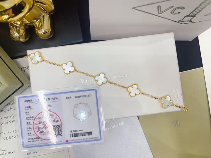 Van Cleef & Arpels Alhambra Five-Motif Bracelet