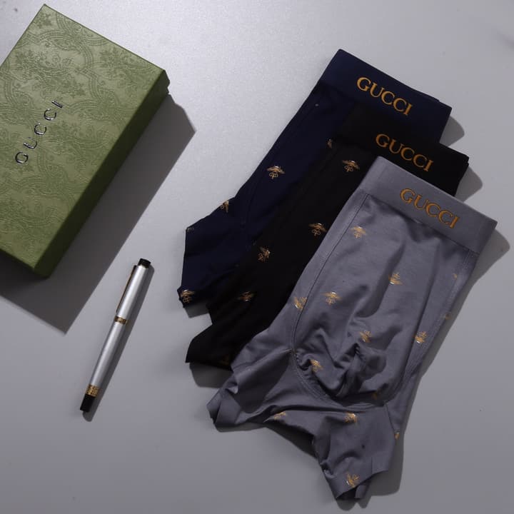 Gucci Men's Seamless Modal Boxer Briefs Set