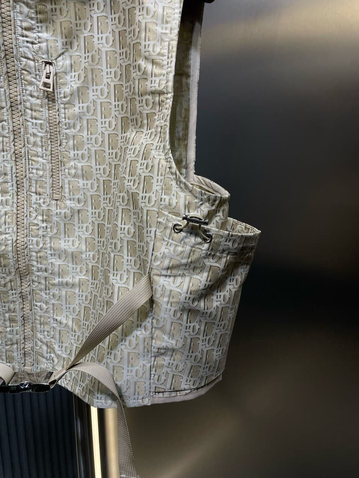 Dior Gold Oblique Jacquard Hooded Jacket – 25SS