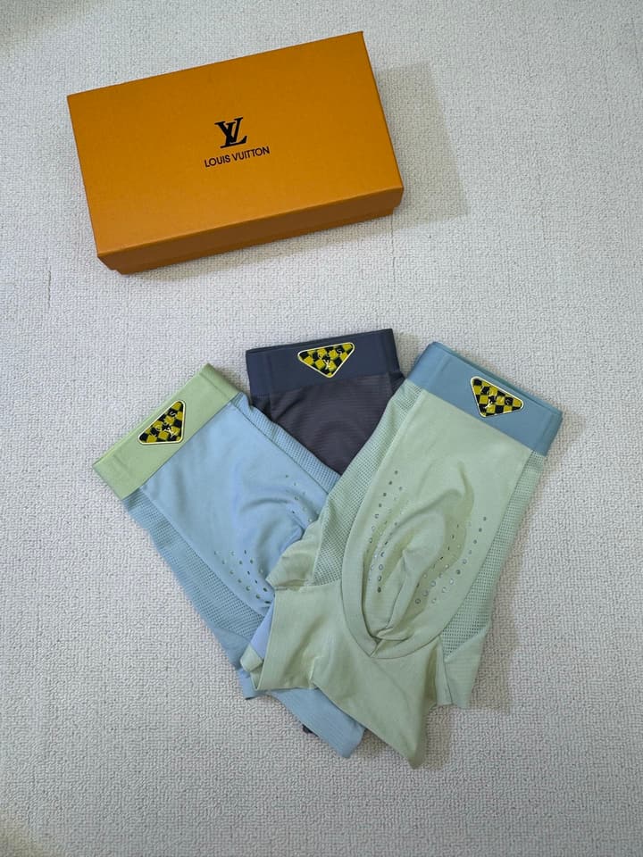 Louis Vuitton Men's Ice Silk Seamless Underwear 3-Pack