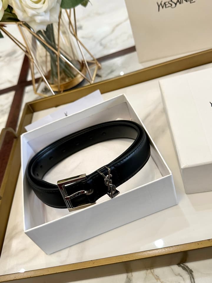 Saint Laurent Classic Leather Belt – 3.0cm