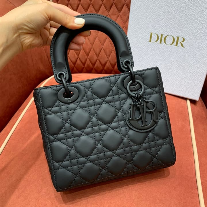 Dior Lady Dior Classic Matte Handbag