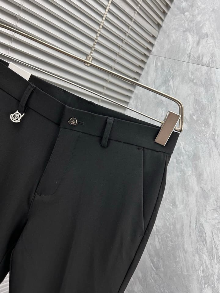 Moncler Custom Casual Trousers – 2025SS in Classic Dark Grey