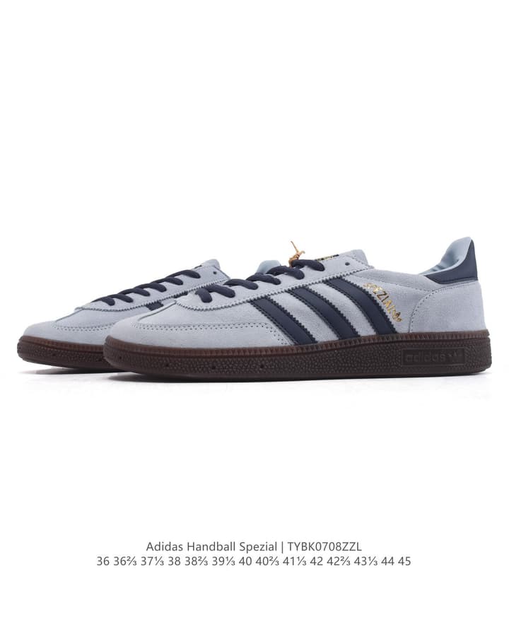 Adidas Handball Spezial Low-Top Retro Sneakers in Dusty Pink Suede