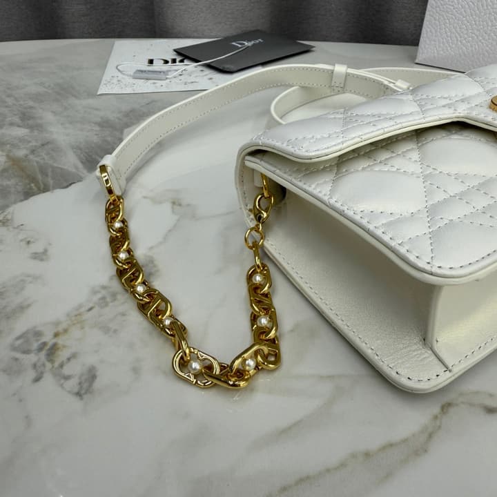 Dior Jolie Mini Chain Bag – 2025FW in Dusty Rose