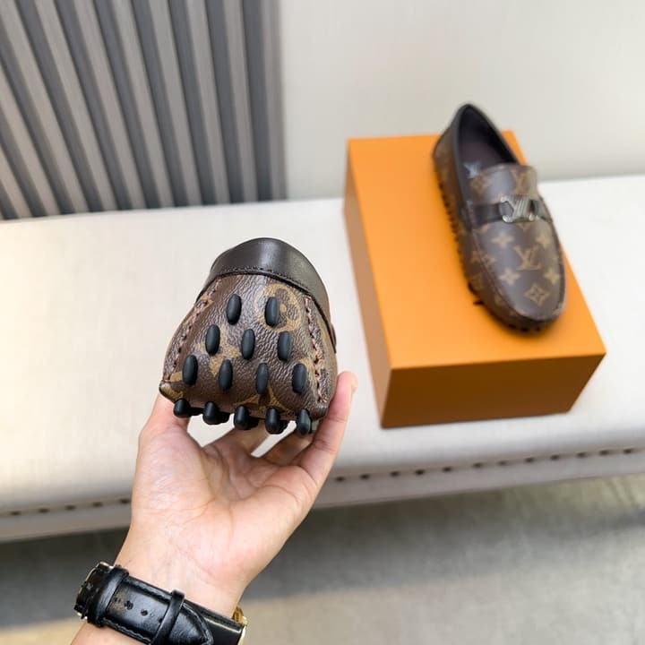 Louis Vuitton Monte Carlo Moccasin Loafers in Black Smooth Leather