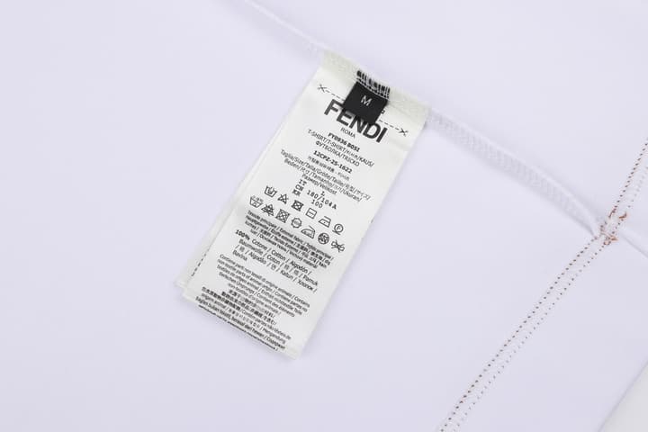 Fendi Leather Patch Logo Cotton T-Shirt – 26SS