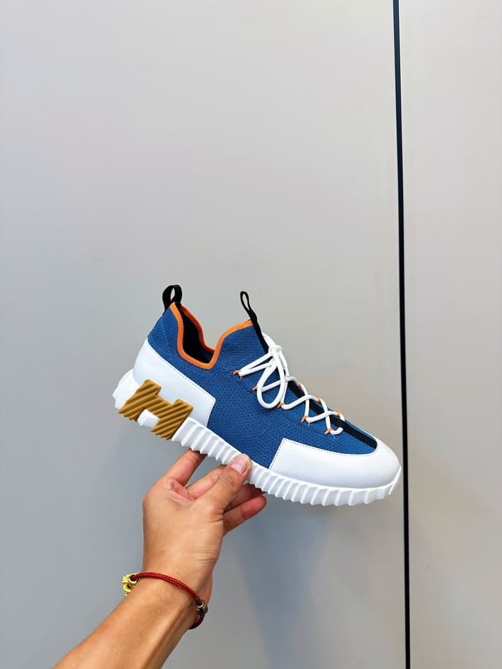 Hermes H Classic Couple Sneakers in Black