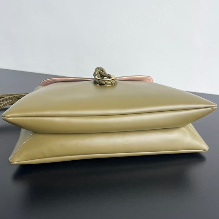 Bottega Veneta Medium Liberta Flap Crossbody Bag – Autumn/Winter Collection in Dark Espresso Brown