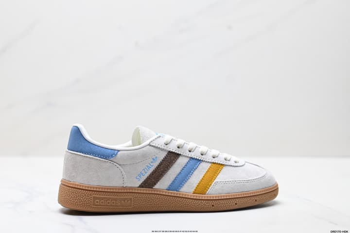 Adidas Handball Spezial Retro Suede Sneakers in Burgundy White Stripes