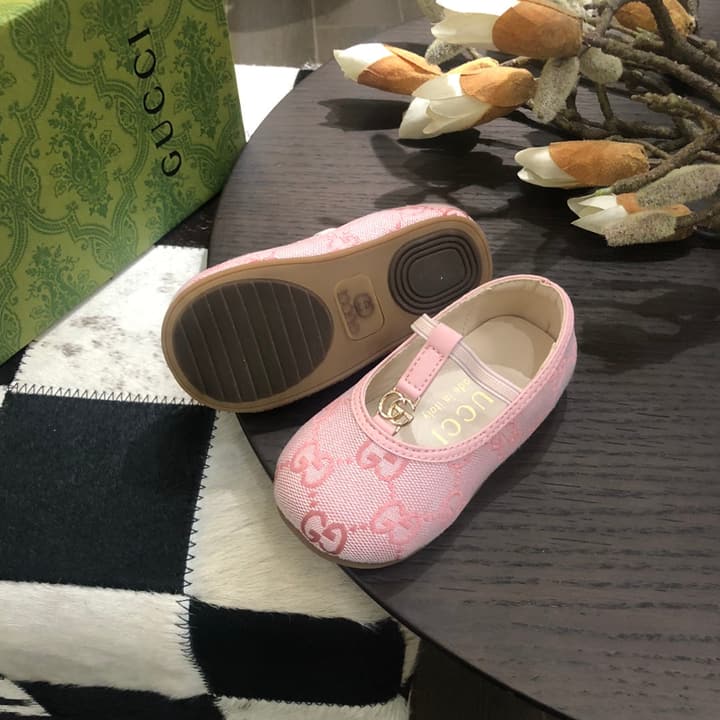 Gucci Kids Footwear – Kids Collection in Beige/brown Gg Monogram