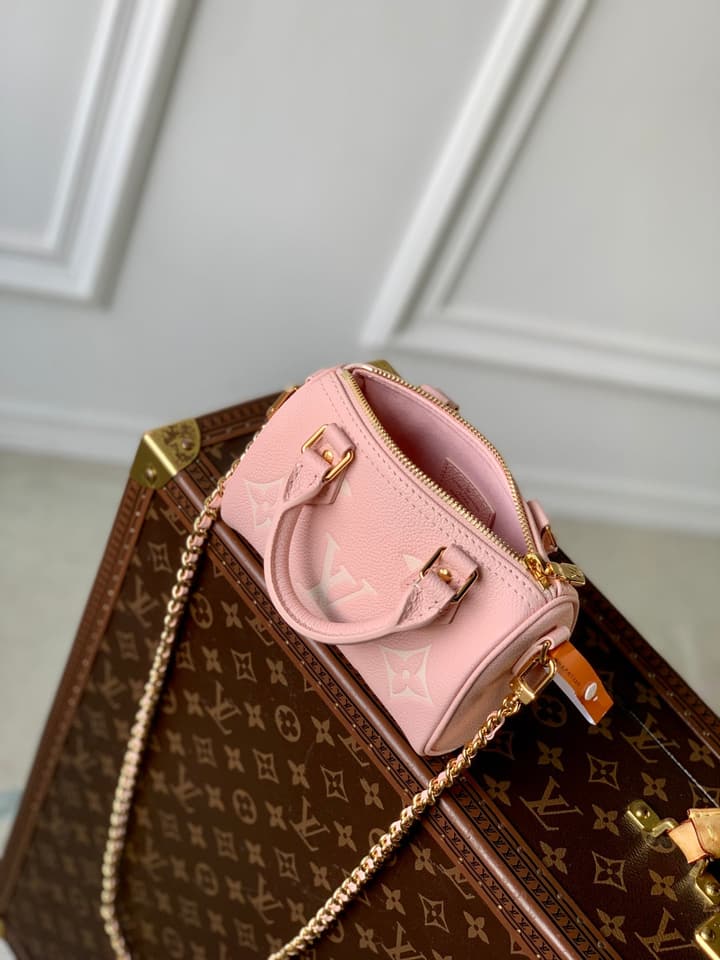 Louis Vuitton Nano Speedy Handbag
