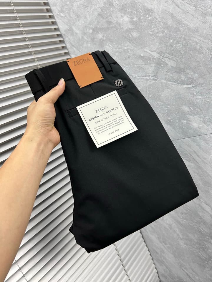 Zegna Custom Casual Trousers – 2025SS in Black