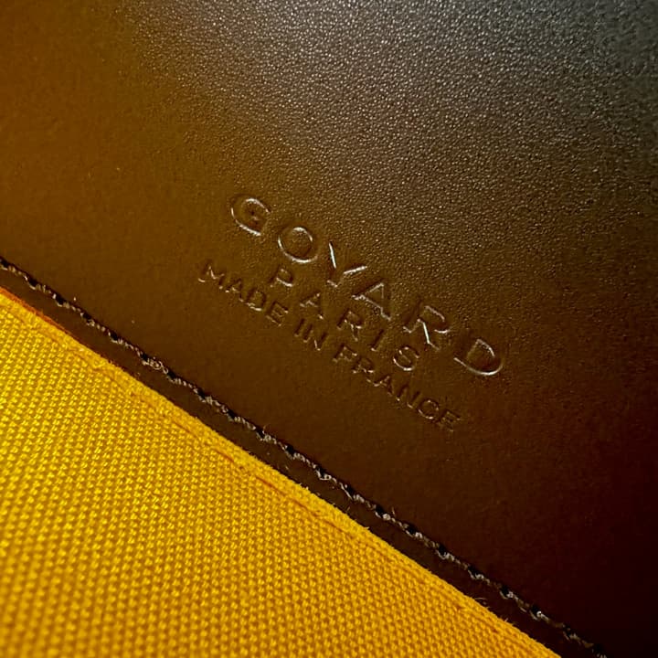 Goyard Muse Mini Vanity Case in Bright Orange Goyardine