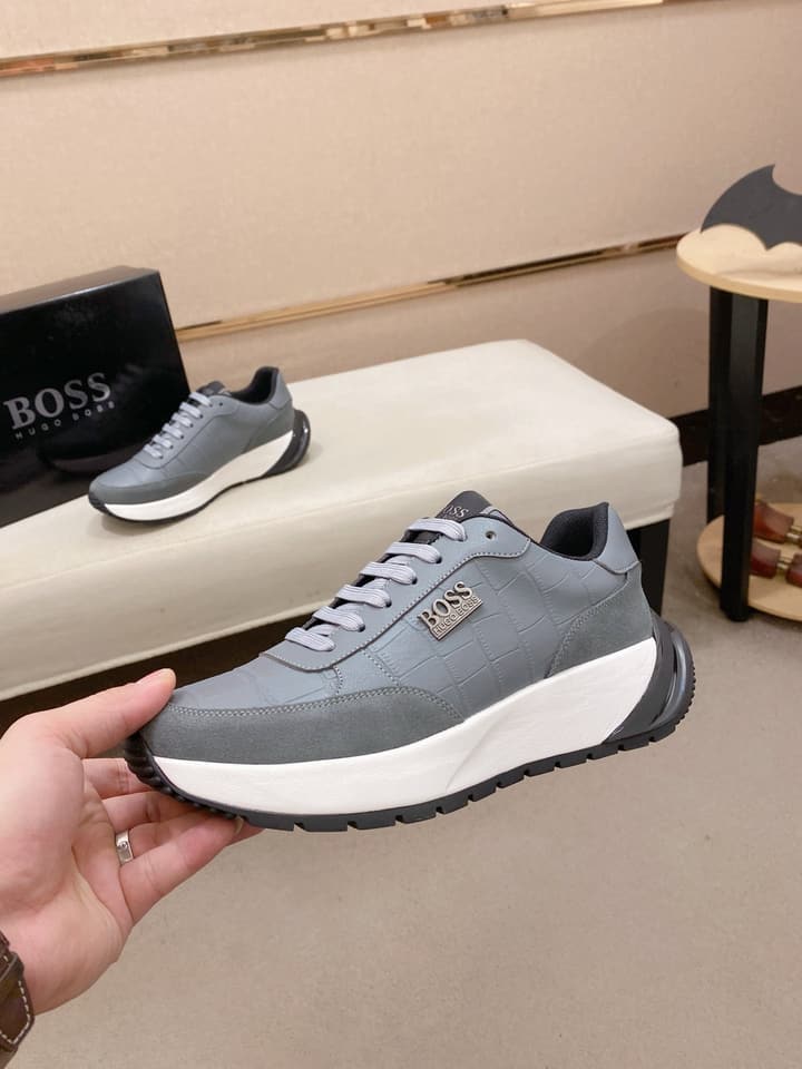Boss Latest Casual Men's Sneakers in Dark Gray