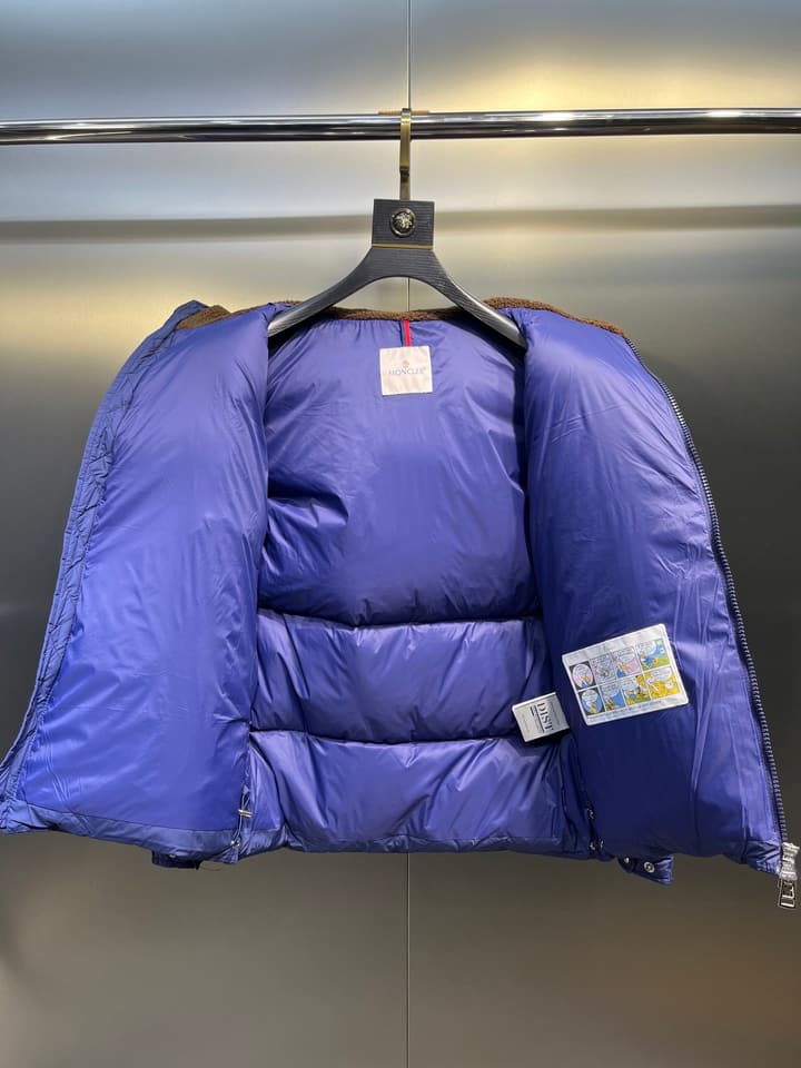 Moncler Unisex Down Jacket in Gold