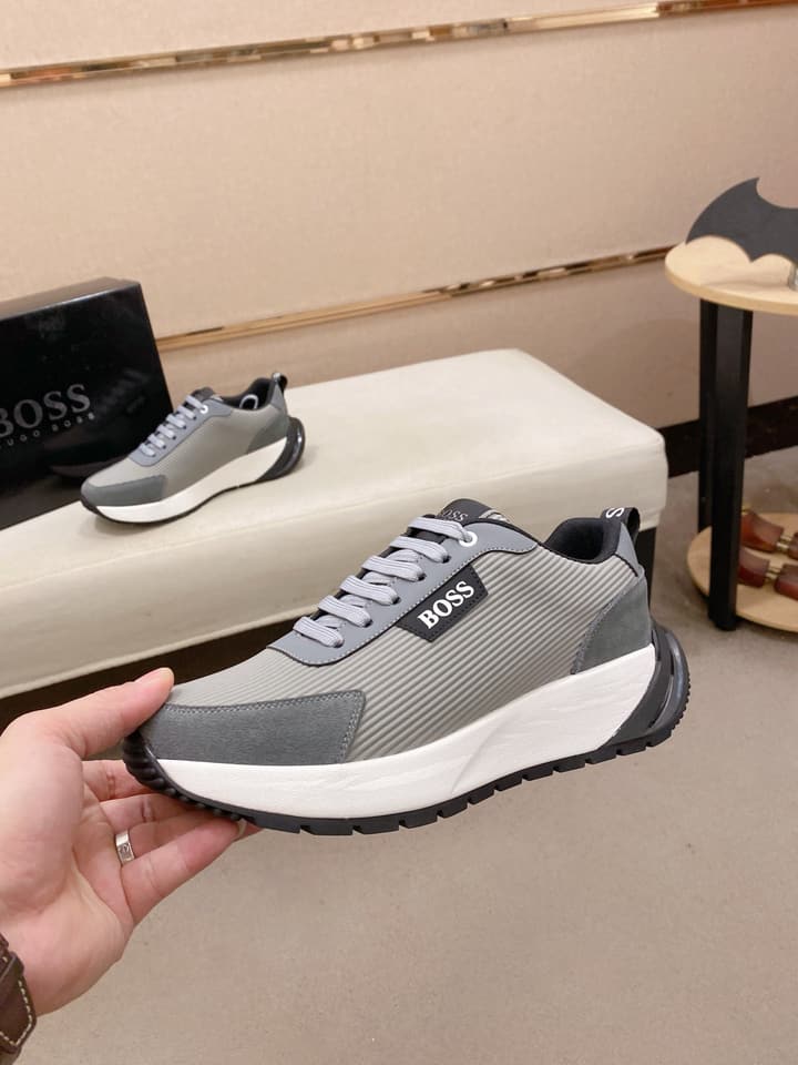 Boss Latest Casual Men's Sneakers in Dark Gray