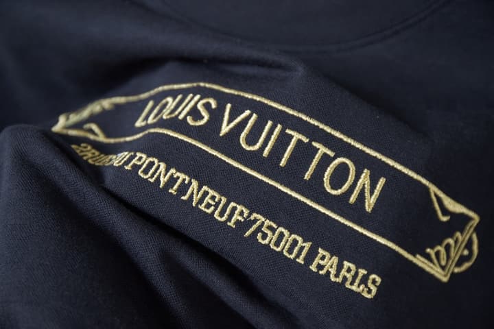 Louis Vuitton Checkerboard Jacquard Logo T-Shirt – 26SS in Black