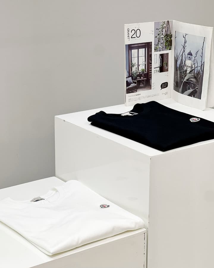 Moncler Men's Crewneck T-Shirt – 2025 Fall Collection in White