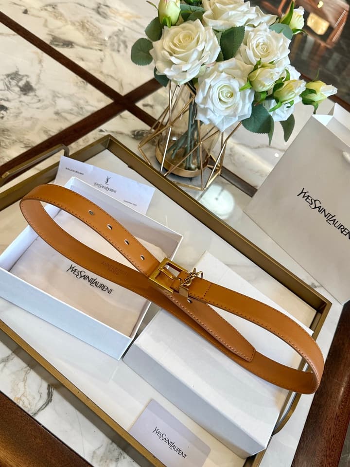 Saint Laurent Classic Leather Belt – 3.0cm