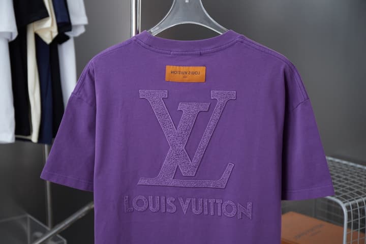 Louis Vuitton Embroidered Logo T-Shirt – 26SS Early Spring Collection in Black