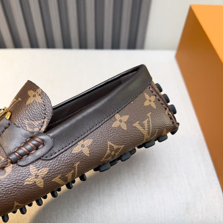 Louis Vuitton Monte Carlo Moccasin Loafers in Black Smooth Leather