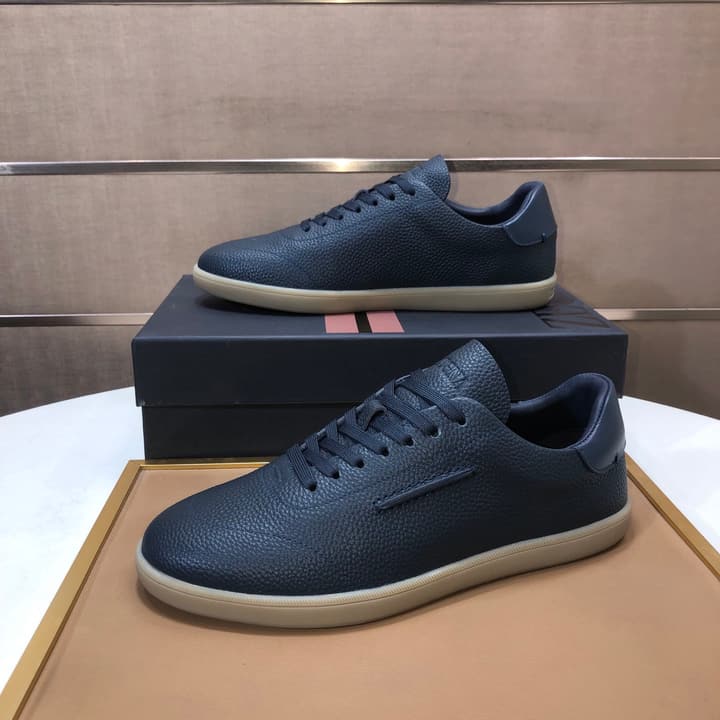 Zegna 232 Suede and Leather Sneakers