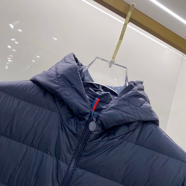 Moncler Men's Hooded Goose Down Jacket – 2025FW in Dark Gray