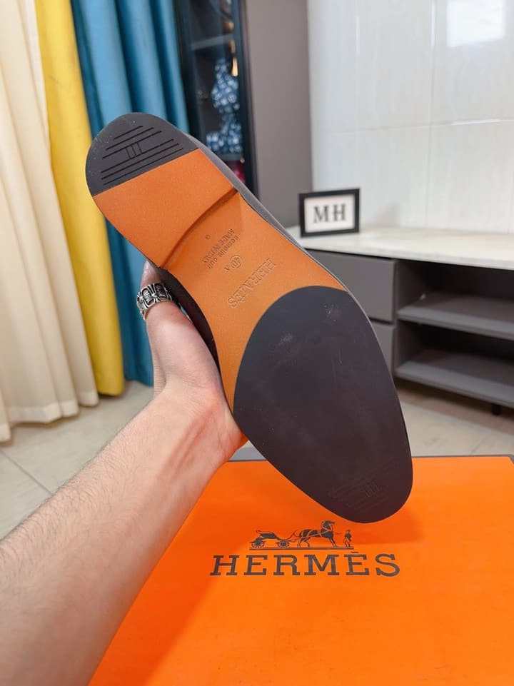 Hermès Business Leather Loafers
