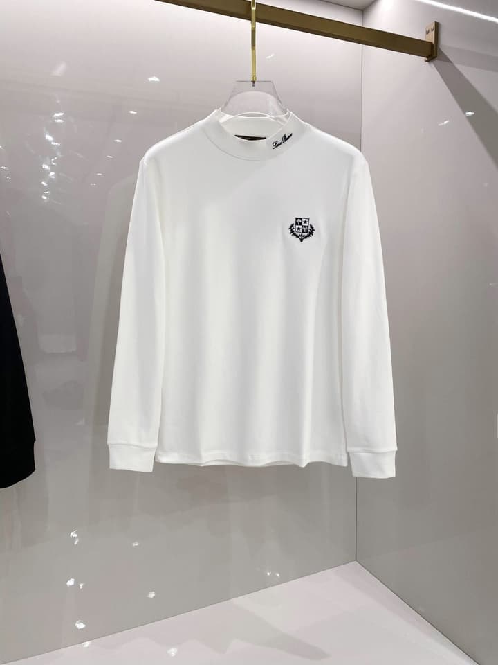 Loro Piana Fashion Casual Long Sleeve T-Shirt – Early Autumn New Counter Style in Classic Black