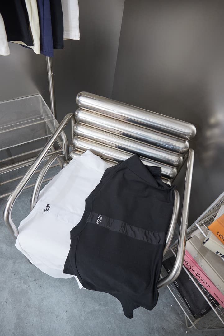 Prada Hardware Short-Sleeved T-Shirt – 26SS Early Spring Collection in White