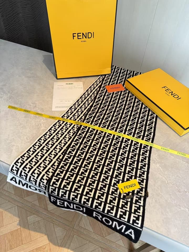 Fendi Cashmere Wool Scarf