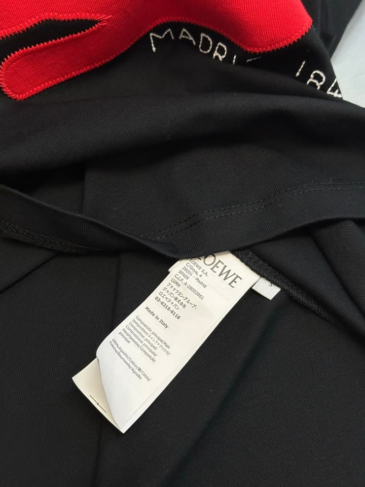 Loewe Anniversary Monster Crewneck T-Shirt in Black