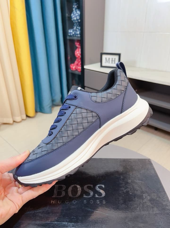 Boss Classic Suede and Waterproof Casual Sneakers