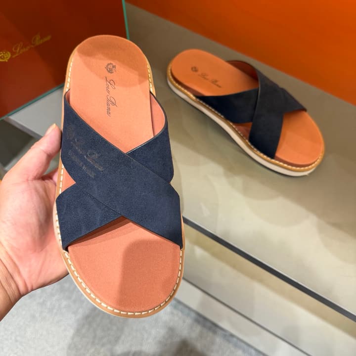 Loro Piana Summer Walk Crisscross Mules