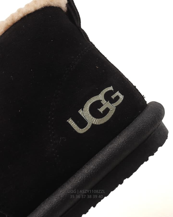 UGG Mid-Height Sheepskin Snow Boots in Light Taupe