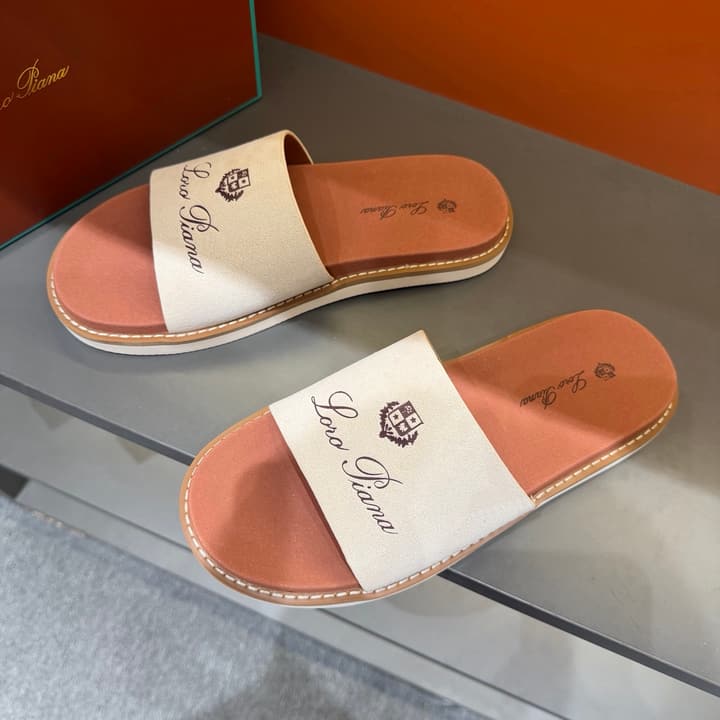 Loro Piana Summer Walk Crisscross Mules