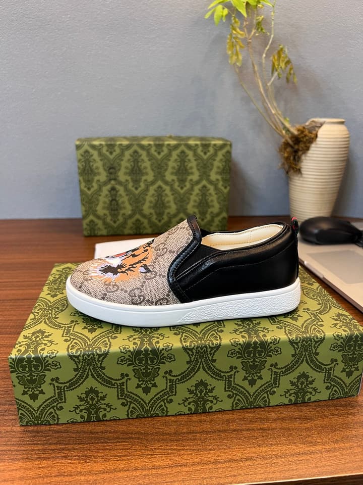 Gucci Kids Sheepskin-Lined Sneakers – Kids Collection