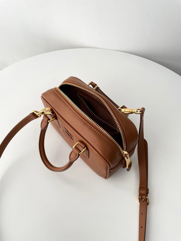 Miu Miu Bowling Bag in Black