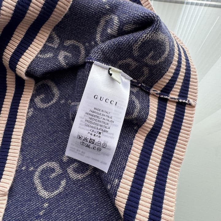 Gucci Full Print Logo Crewneck Sweater – Autumn/Winter Collection