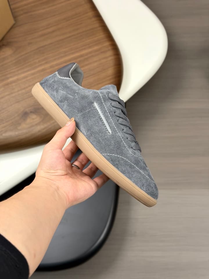 Zegna Old Money Suede Casual Sneakers
