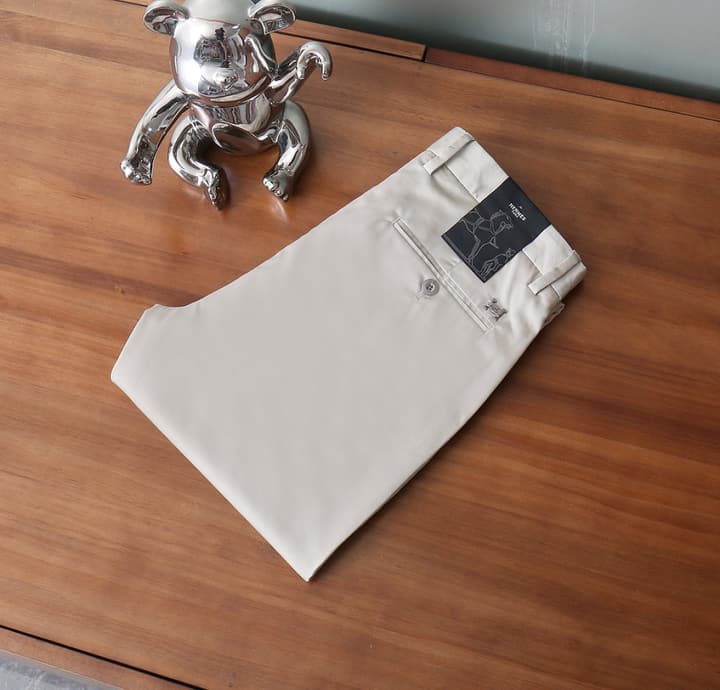 Hermès Modal Cotton Stretch Pants in Black