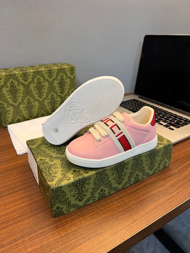 Gucci Kids Sheepskin-Lined Sneakers – Kids Collection