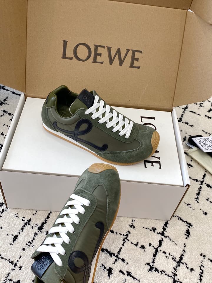 Loewe Ballet Runner Sneakers in Charcoal Grey
