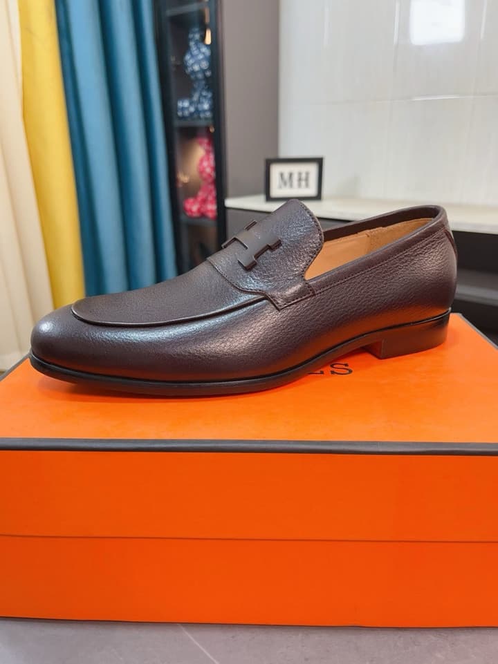Hermès Business Leather Loafers